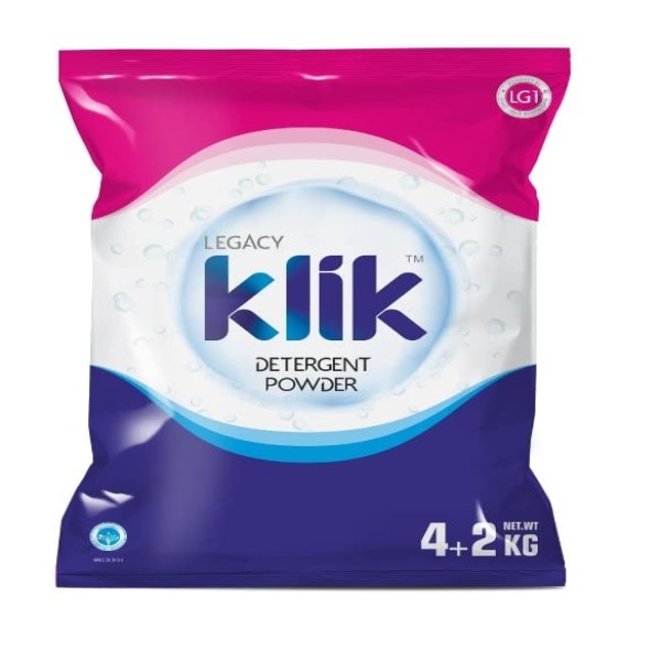 LEGACY'S KLIK DETERGENT POWDER (6 KG)