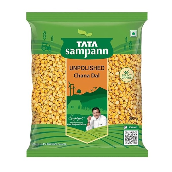 Tata Sampann Unpolished Chana Dal, 500g