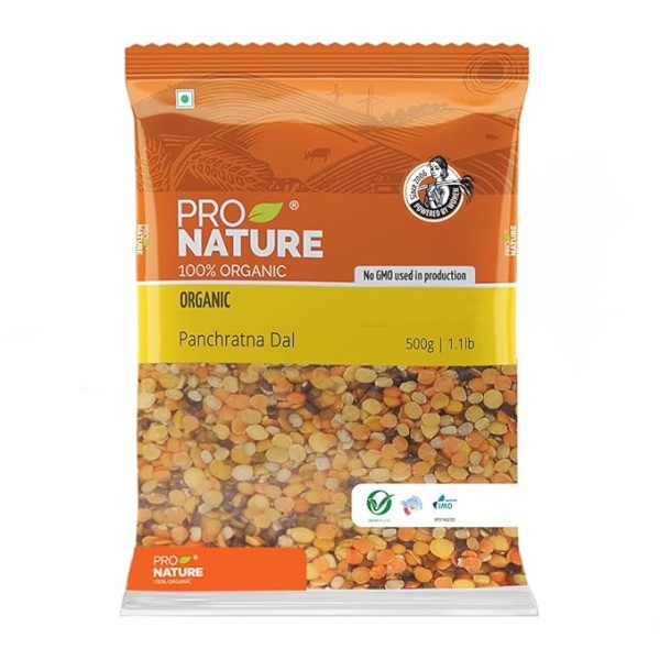 Pro Nature 100% Organic Panchratna Dal, 500g