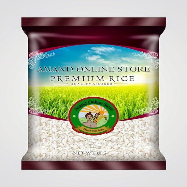  Sona Masuri Rice From village/Organic Rice Pady/direct FARM To your Kitchen/direct from Farm (6 Months Old Rice, 25 Kg)