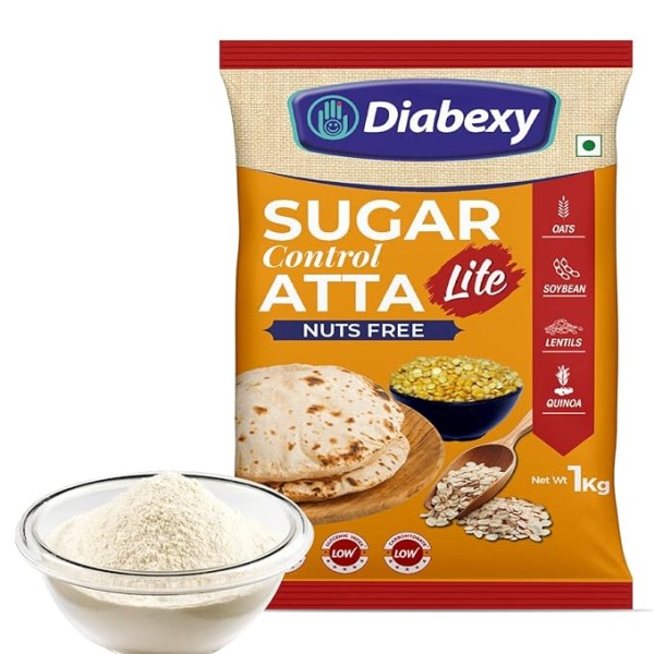 Diabexy Atta Sugar Control LITE Nuts Free for Diabetics - 1kg