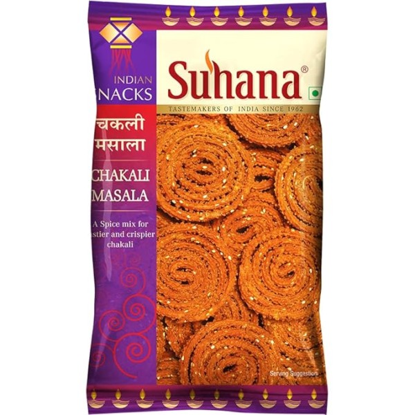 Suhana Masale - DIwali Faral Special Festival Mix Range (Chakali Masala 300g (50g X6))