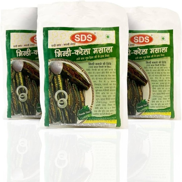 SDS Bhindi Karela Masala 50gm - Pack of 3