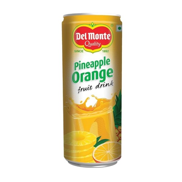 Del Monte Pineapple Orange Fruit Drink, 240ml