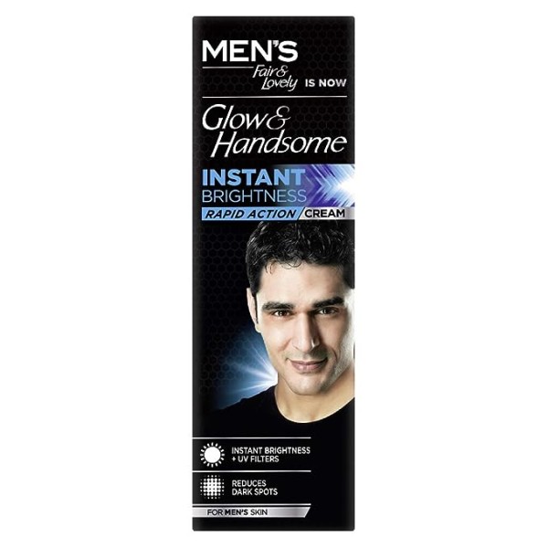 Fair & Lovely Glow & Handsome Instant Brightness Cream - 50 Grams Cream