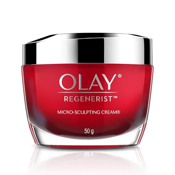 Olay Regenerist Microsculpting Day Cream with Hyaluronic Acid, Niacinamide & Pentapeptides Skin plumping formula that penetrates 10 layers deep into skin surface |50 gm