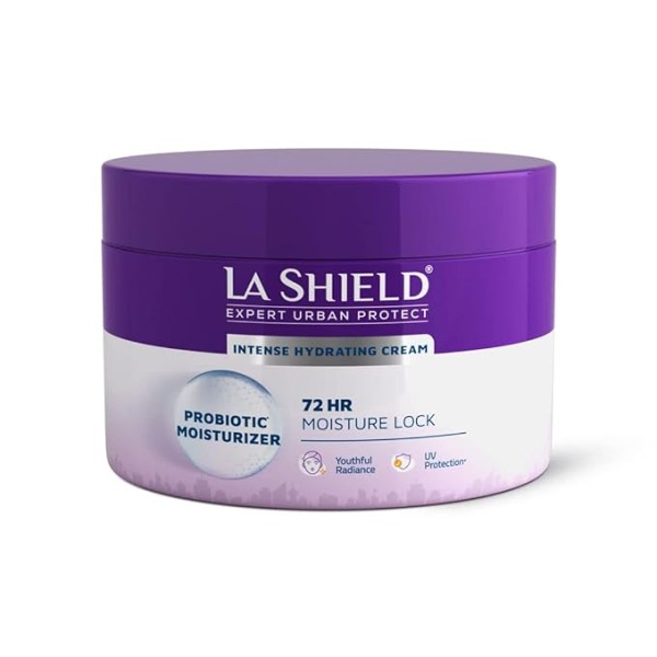 La Shield Probiotic Moisturizer Face Cream | Restores skin microbiome | 72 HR Hydration | Soft & Supple skin | For All Skin types | 100 gm