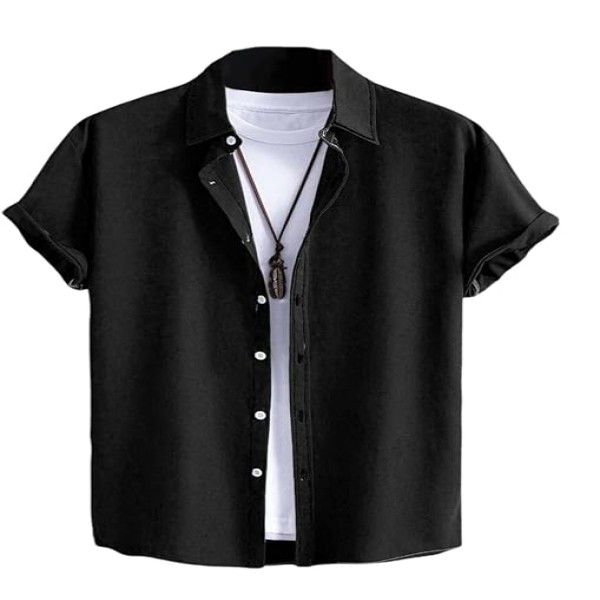 DHRUVI TRENDZ Men Regular Fit Rayon Shirt