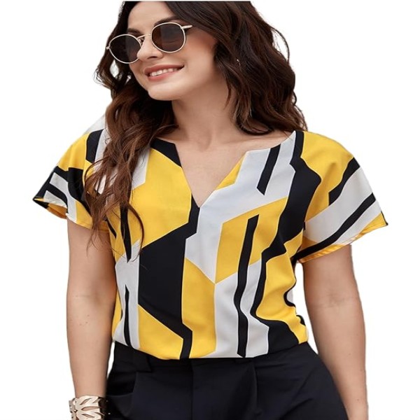 Sheetal Associates Women Casual Regular Sleeves Printed Top