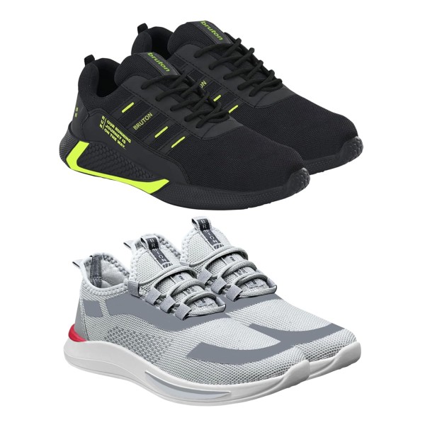  Men's Sports Shoes, Perfect Sport Shoes & Running Shoes for Men's (Pack of 2 Combo)