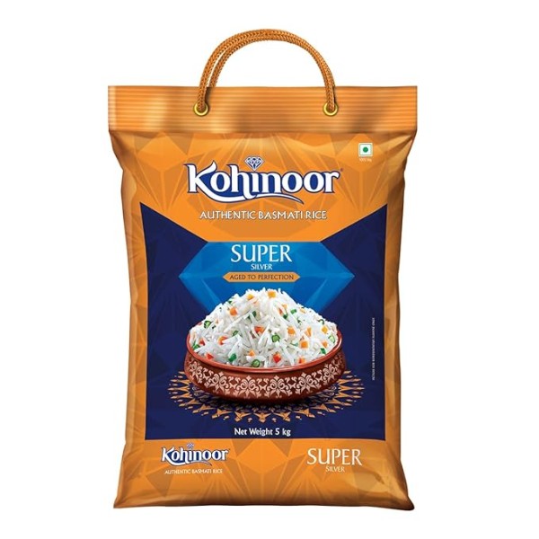 Kohinoor Super Silver Basmati Rice 5 Kg | Premium Basmati Rice