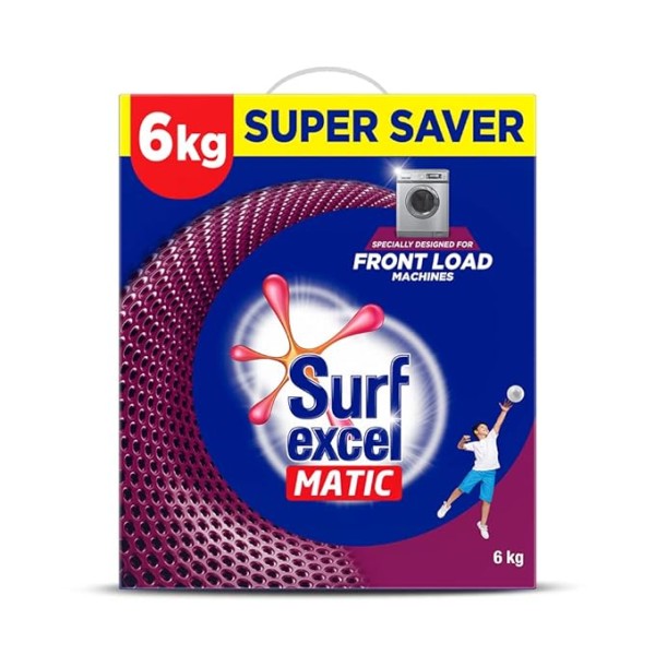 Surf Excel Matic Front-Load Detergent Powder 6 Kg 