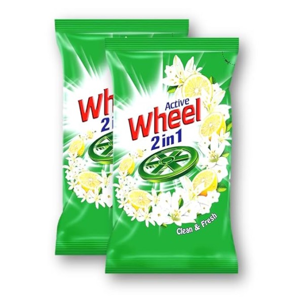 Wheel Green Powder Lemon and Jasmin 1 kg Pack of 2 (Unique)