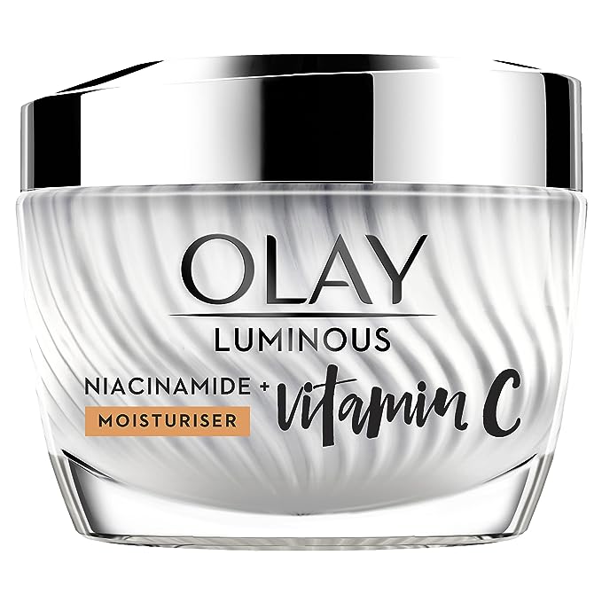 Olay Vitamin C Face Cream with Niacinamide l Normal, Oily, Dry & Combination Skin l Dark Spot Reduction l Even Glow & Smooth Texture l Parabens & Sulphate-free | 50g