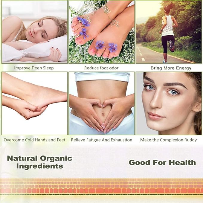 GoldPaddy Detox Health Foot patches, Cleansing Toxin Remover Natural organic Foot Patch, Detoxification Stress Relief Sleep Patch, Pain Relief Detox pad, For Men & Women (20 Patches)