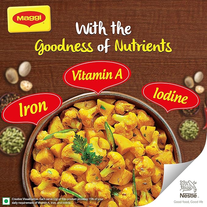 MAGGI Masala-ae-Magic Vegetable Masala, 72g Pouch (6g x 12 Sachets) | All in One Masala for Dry Vegetables, Paneer, Dal & more