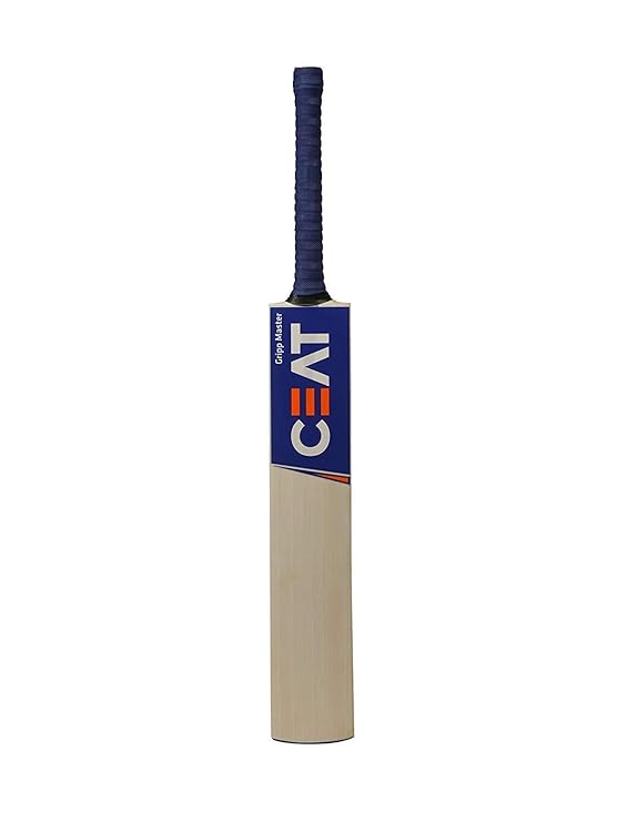 Ske Popular Willow Cricket Bat With Bat Cover For Men'S And Adult All Tennis Ball (Natural, Full Size), Wood, Multicolour