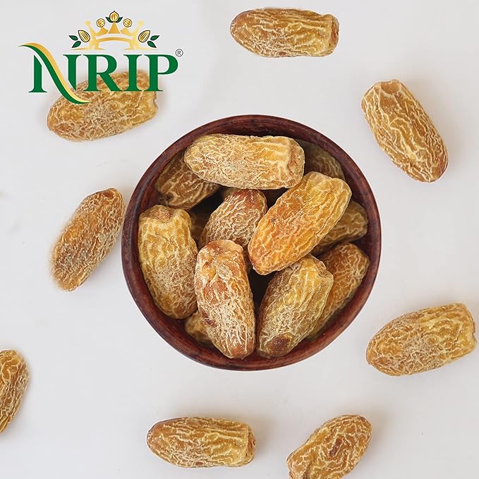 NRIP Dates Dry Yellow/Sukha Khajoor (Pila Chuara) 200 Gm