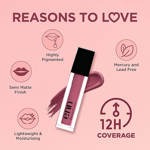 enn Beauty Lipstick Berry Vodka (Semi-Matte)