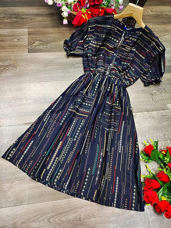 DHRUVI TRENDZ Women Dress