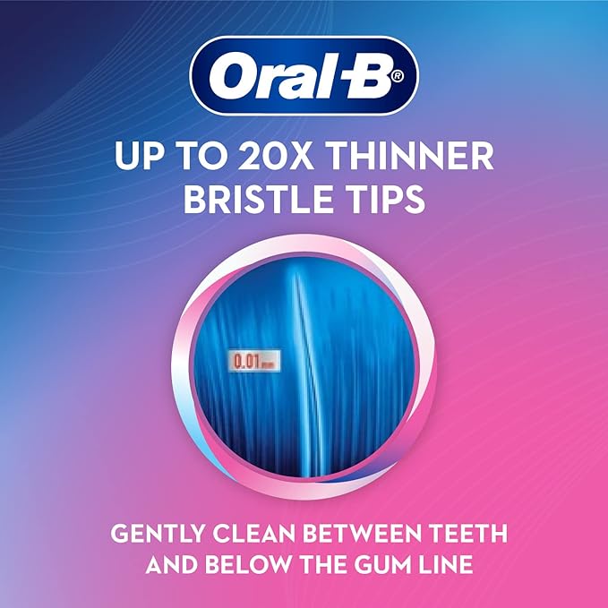 Oral B Ultrathin Sensitive Manual Toothbrush for adults, Multicolor- (Buy 2 Get 2 Free)