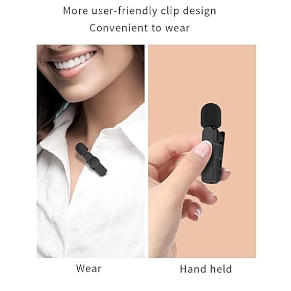 Hevalls 360° 2.4 ghz Omnidirectional Lavalier Wireless mic Noise cancallation 50 meter Range Plug & Play Rechargeable Microphone With three receiver Lapel Mic System for Andriod/ Type-c/ iPhone/ Laptop/ ipad/ macbook/ computer/ and all Usb Devices for You