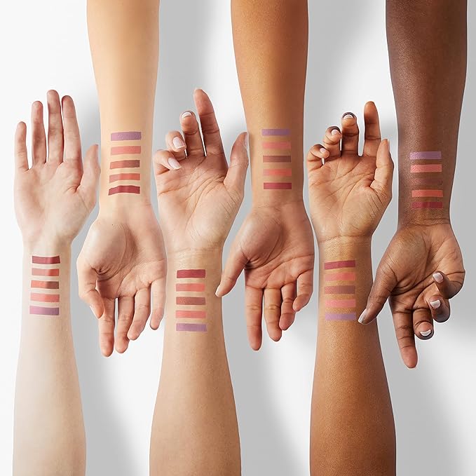 RENEE Fab 5 Nude 5 in 1 Lipstick 7.5gm - Five Shades in One -long Lasting, Matte Finish - Non Drying Formula With Intense Color Payoff - Compact & Easy to Use