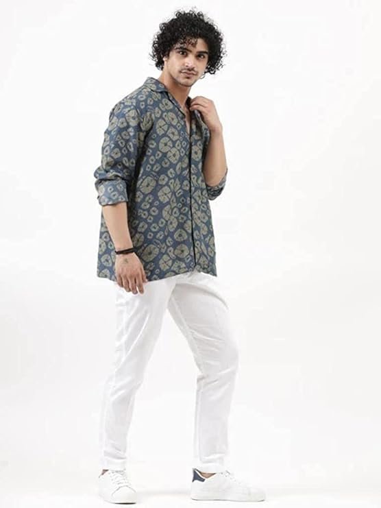 DHRUVI TRENDZ Men Regular Fit Rayon Shirt