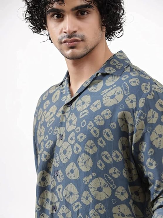 DHRUVI TRENDZ Men Regular Fit Rayon Shirt