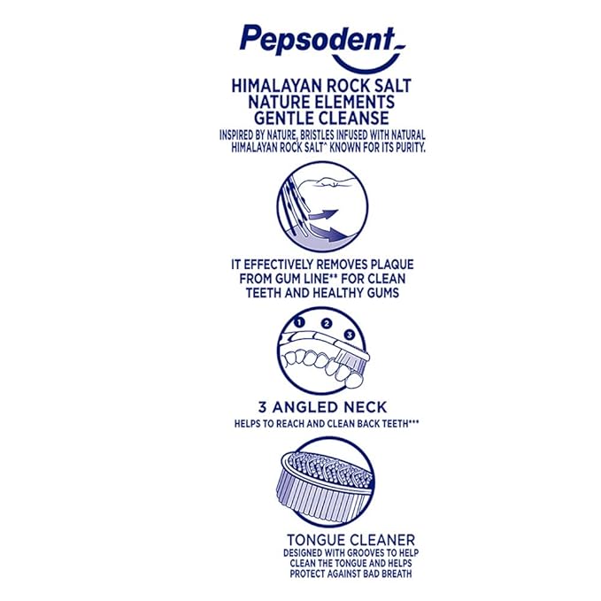 Pepsodent Himalayan Rock Salt Gentle Cleanse Tooth Brush Soft