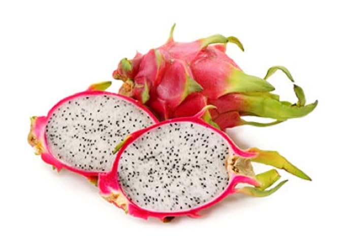 Fresh Dragon Fruit Imported White, 1pc (approx. 250g -350g)