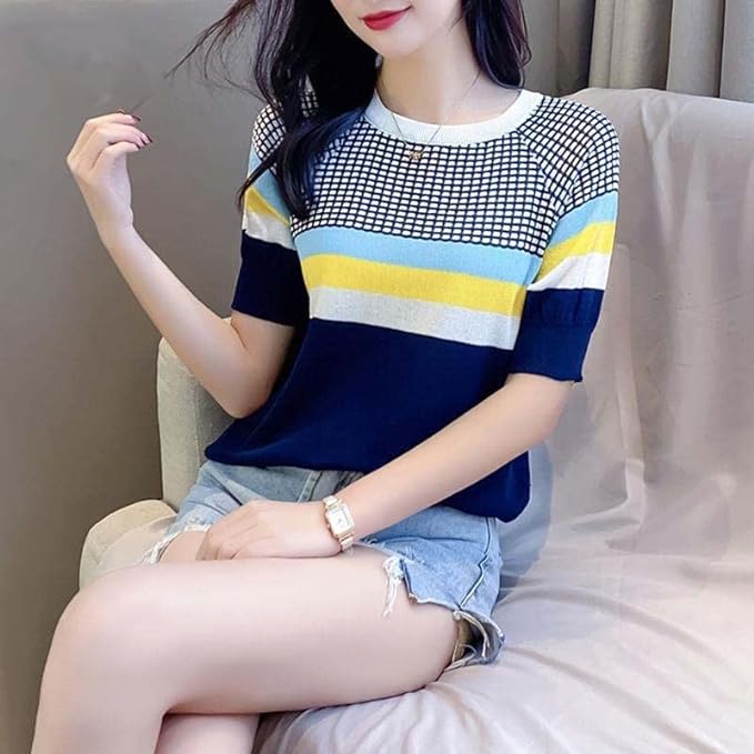 HSR Women Stylish Sleeveless High Mock Neck Stretchable Knit Regular Fit Tank Top (Free Size)