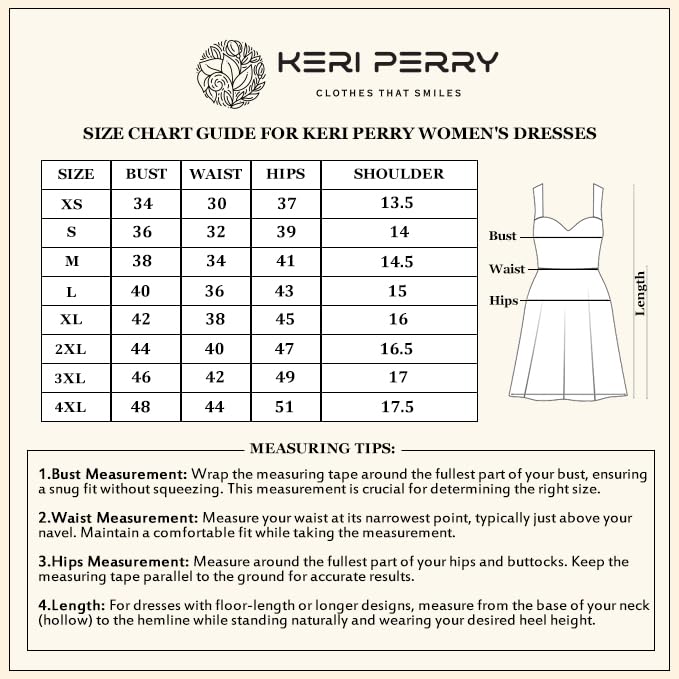 KERI PERRY Women Georgette Woven Fit & Flared Western Dress | Dress for Women | A line Dress | Winter Dress | Western Dress | Latest Women Dress | Trendy Dress for Dress | Midi Dresses