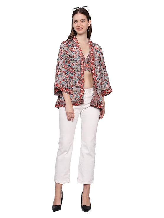 KE KanhaExports Women's Silk Blend Co-Ord Set