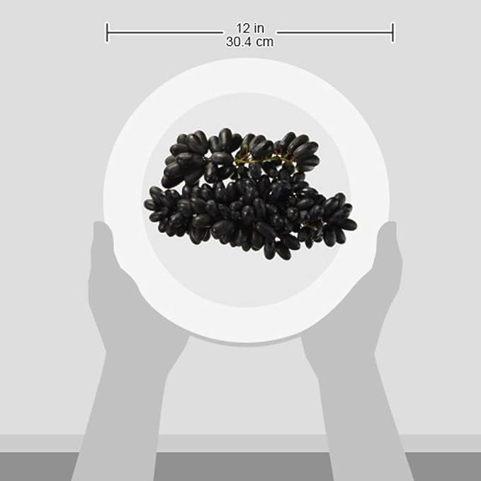 Fresh Black Grapes, 500 g