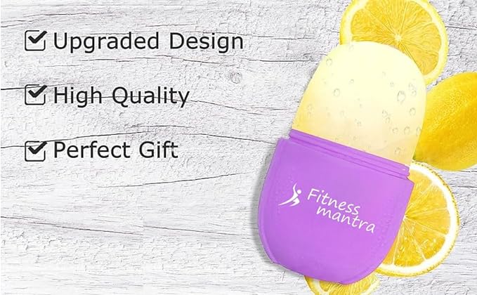 Fitness Mantra® Ice Roller for Face & Neck | Silicone Material| Facial Skin Care Roller| Face Massager| Face Ice Roller| Multicolor| Pack of 1 Pcs.|