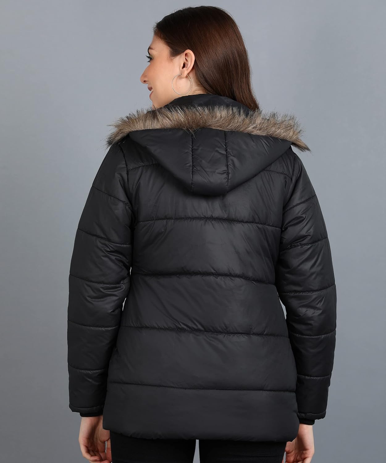 Ellipse FASHION Jacket For Girls Jacket For Women’s Latest Solid Color Stylish Long Jacket/Women's Quilted Jacket Full Sleeves Winter Jacket Girls Winter Wear Jacket