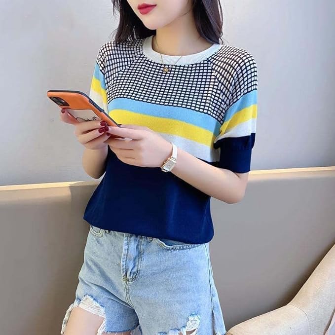 HSR Women Stylish Sleeveless High Mock Neck Stretchable Knit Regular Fit Tank Top (Free Size)