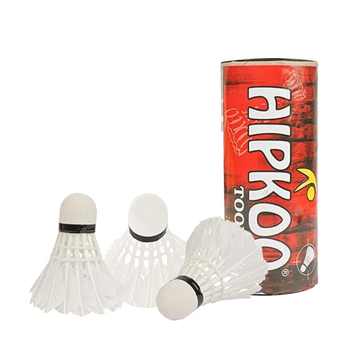 Hipkoo Sports HR 16 Aluminum Badminton Complete Racquets Set | 2 Wide Body Racket, 3 Feather Shuttlecocks and Net | Ideal for Beginner | Lightweight & Sturdy (Blue)