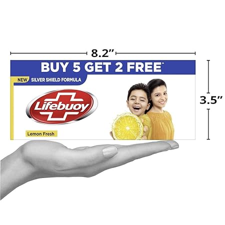 Lifebuoy Lemon Fresh Soap 125 g (Buy 5 Get 2 Free)