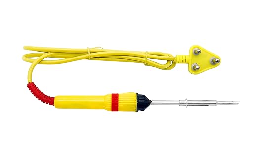Electronic Spices (7 in 1 ) 25watt Soldring Iron Starter Kit + Paste + Desolder Wire + Soldring Stand + Solder wire + cutter + Tester For electronic projects