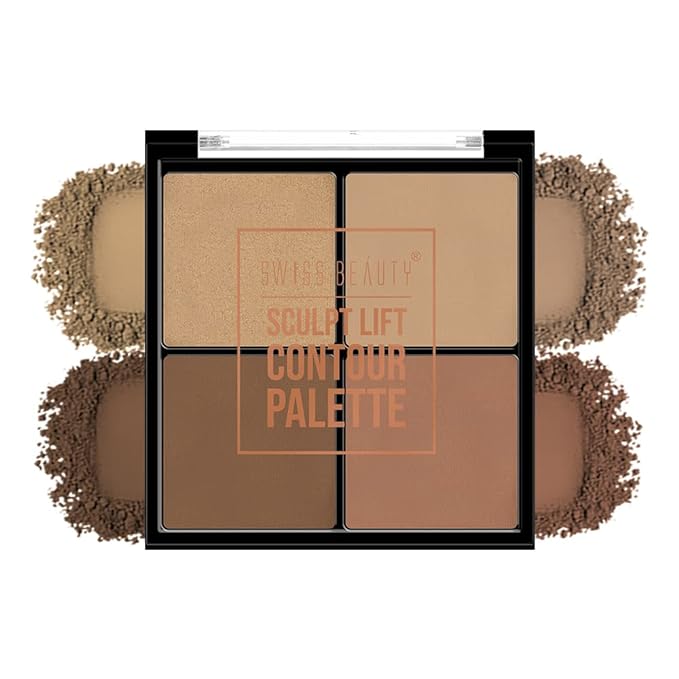 Swiss Beauty Sculpt Lift Contour Palette, Shade-02, 14gm
