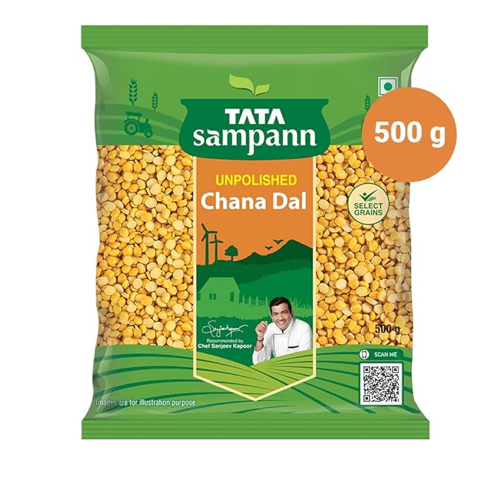 Tata Sampann Unpolished Chana Dal, 500g