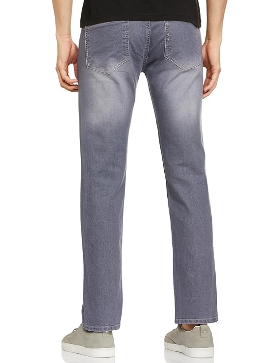 Billford Men's Comfortable Stretchable Casual Denim Jeans Regular Fit Mid Rise Flat Front Full Length Modern & Fashionable for Casual Wear Comfort and Flexibility
