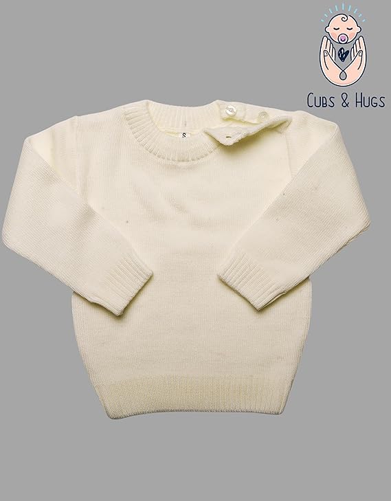 CUBS & HUGS Woolen Full Sleeve Sweater Sweatshirt for Kids and Baby Boys & Baby Girls