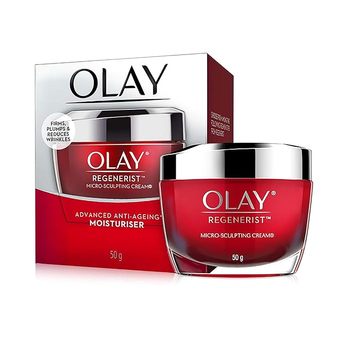 Olay Regenerist Microsculpting Day Cream with Hyaluronic Acid, Niacinamide & Pentapeptides Skin plumping formula that penetrates 10 layers deep into skin surface |50 gm