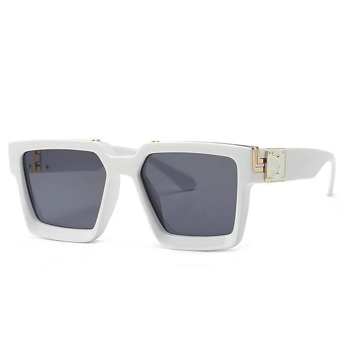 Dervin Men Square Oversized Sunglasses (Large)