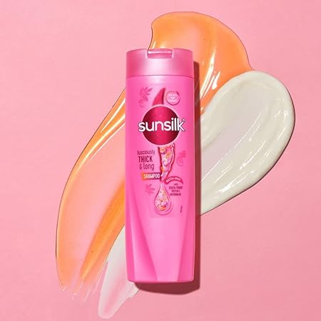 Sunsilk Lusciously Thick & Long, Shampoo, 1L, for Fuller Hair, with Keratin, Yoghurt Protein & Macademia Oil, Paraben-Free