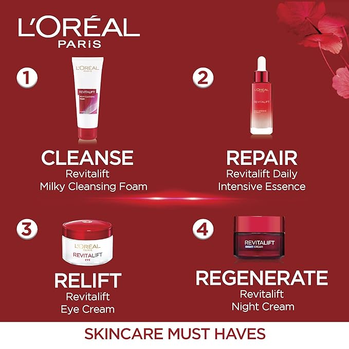 L'Oreal Paris Day Cream, SPF 35 Pa++, Anti-Wrinkle and Radiance, Boosts Skin Elasticity, With Centella Asiatica,Revitalift, 50ml