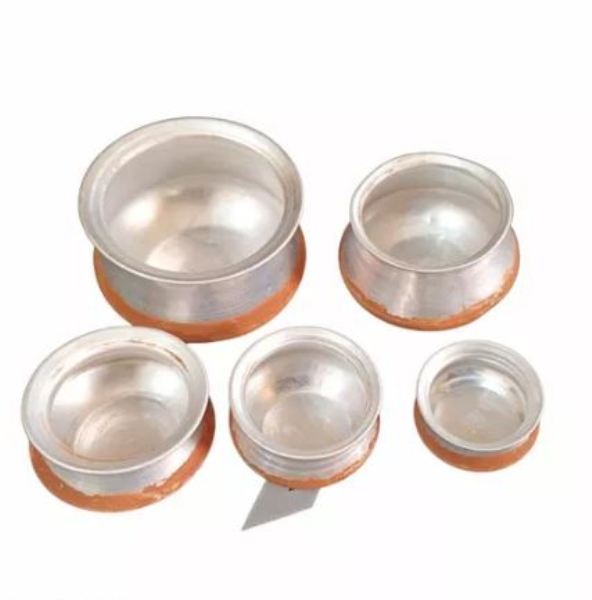 Manasvini Fancy Miniature Biryani Handi set of 5 for real cooking